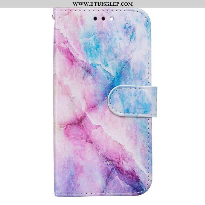 Etui Folio do Samsung Galaxy A13 5G / A04s Intensywny Marmur